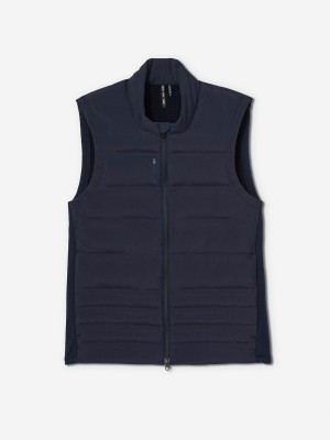 Sun Day Red Insulated Grid Vest Marineblå | 907681-NRC