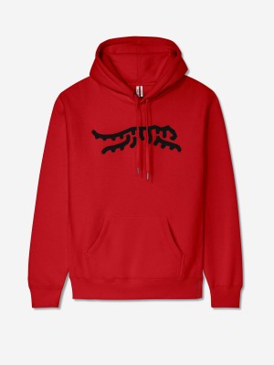 Sun Day Red Luare Chain Stitch Hoodie Red/Black | 461582-SUT