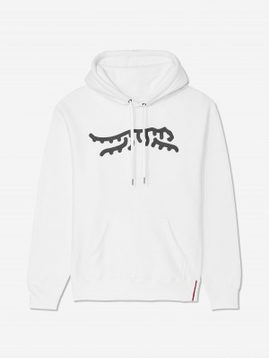 Sun Day Red Luare Chain Stitch Hoodie White/Gray | 398057-XSA