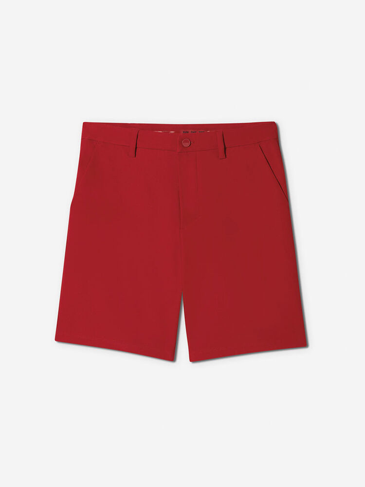 Sun Day Red 7.5" Dynam Woven Short Rød | 250731-WCY