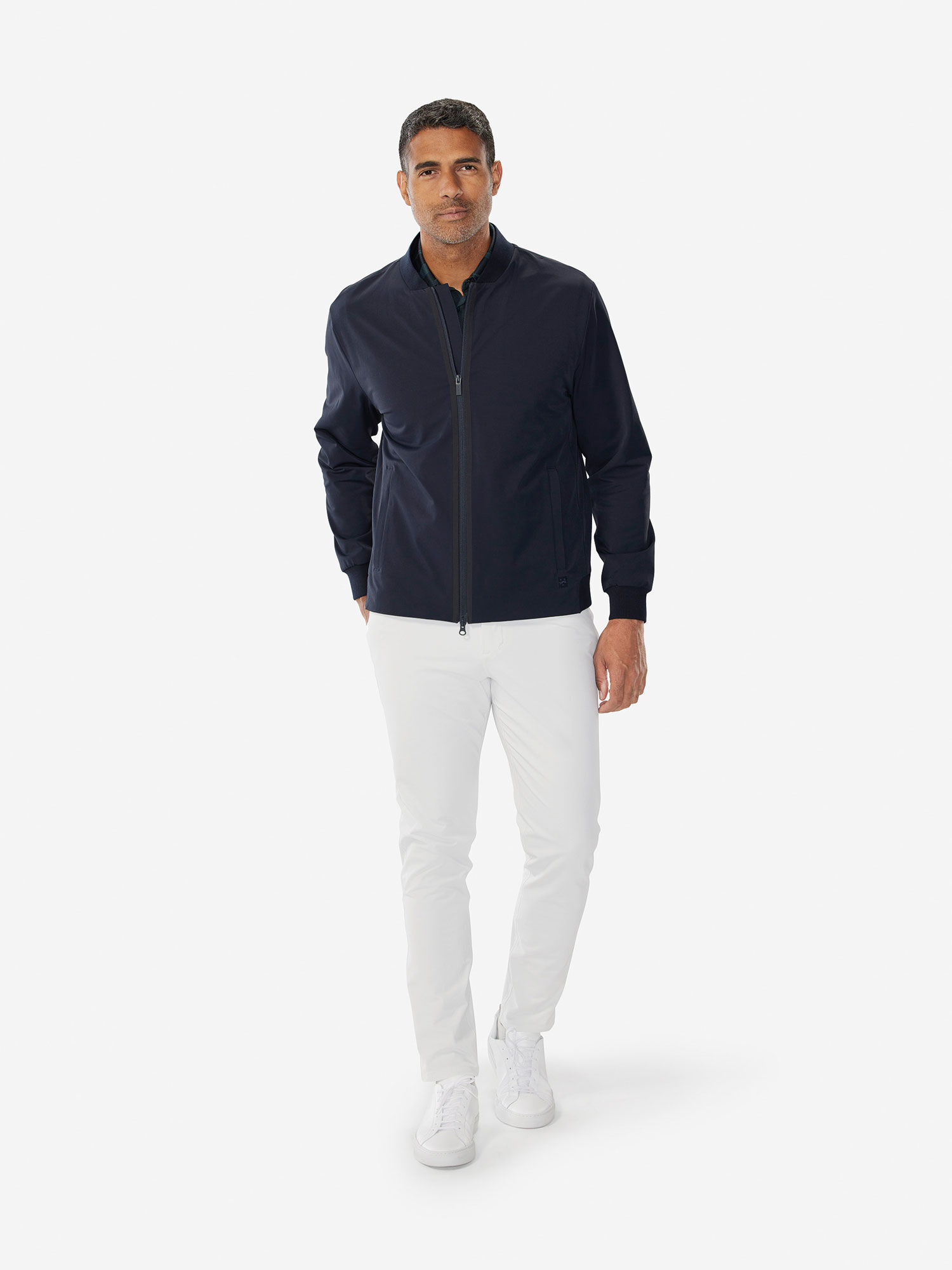 Sun Day Red Bomber Jacket Marineblå | 712435-PIH