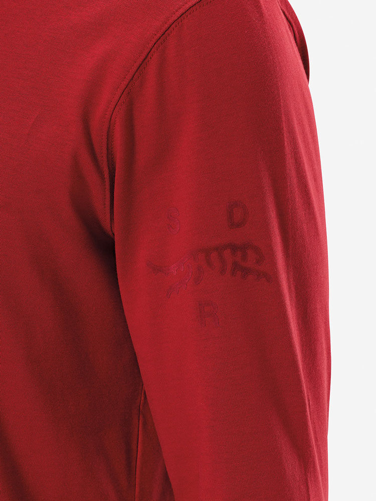 Sun Day Red Long Sleeve Dark Matter T-Shirt Rød | 526479-OKD