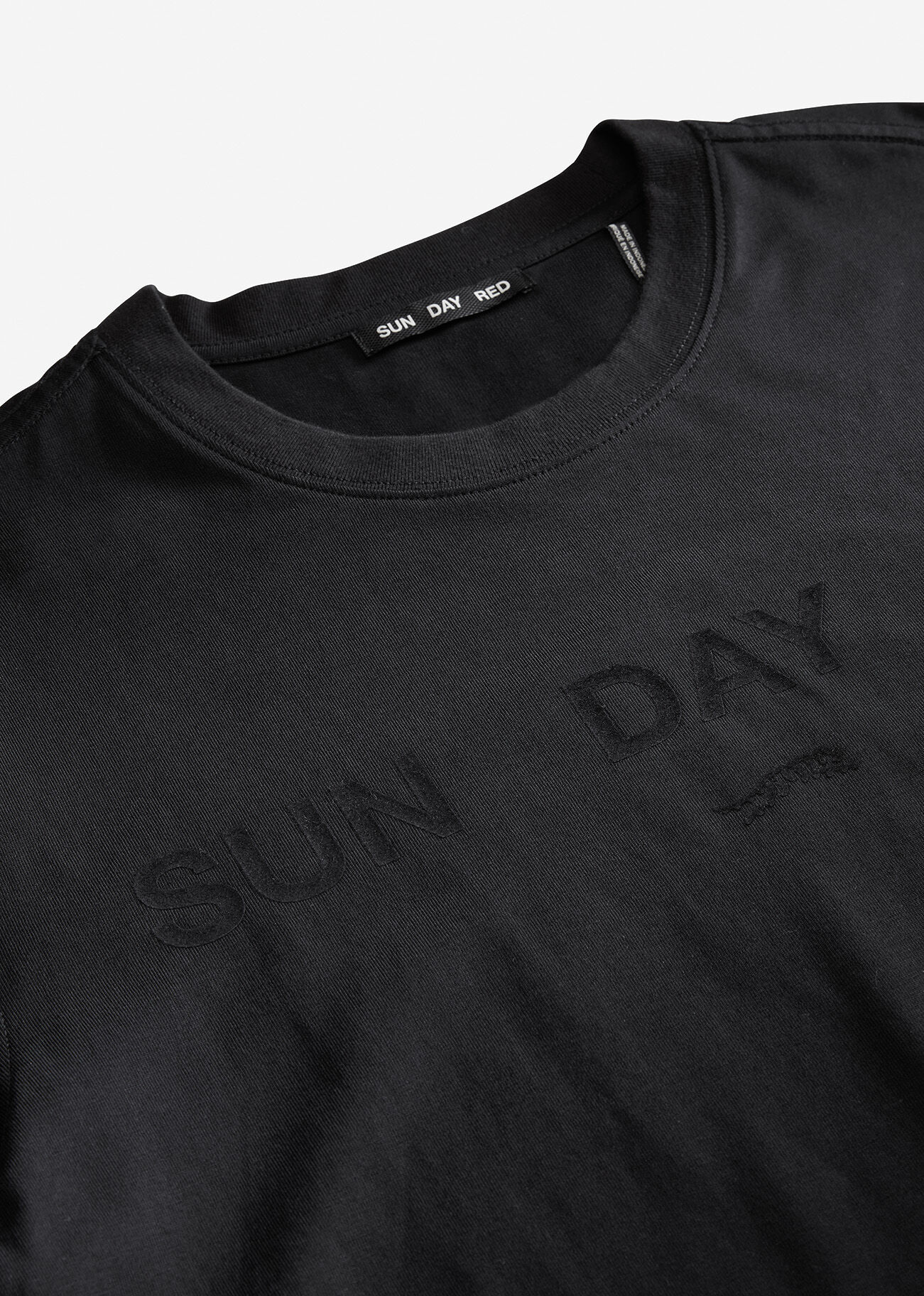 Sun Day Red Long Sleeve Dark Nebula T-Shirt Svarte | 925314-VIB