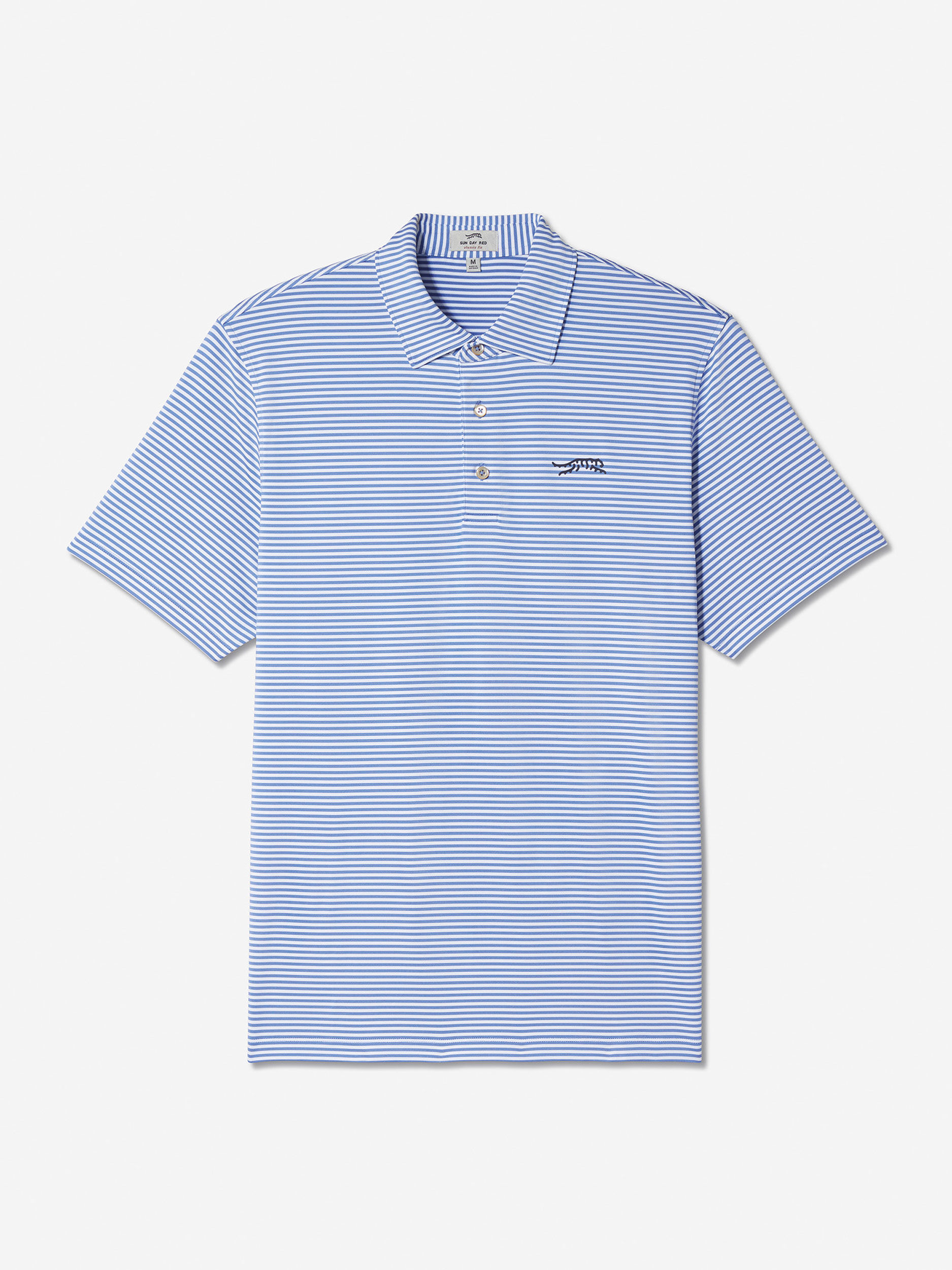 Sun Day Red Monterey Stripe Polo Blå Stripete | 825419-JCD