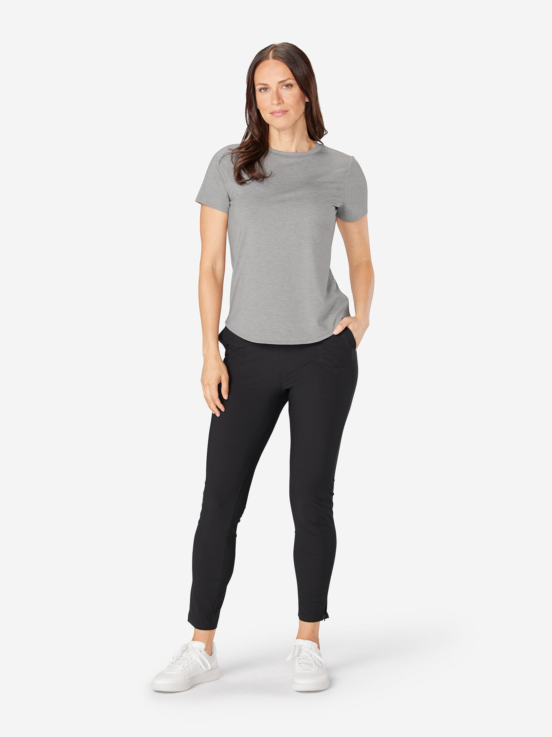 Sun Day Red Performance Mini Icon T-Shirt Gray | 954687-VEK