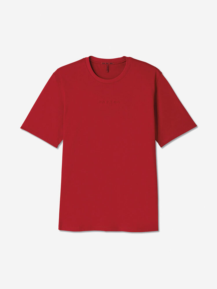 Sun Day Red Short Sleeve Dark Matter T-Shirt Rød | 761298-PQB